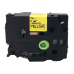 Brother analoogkleeplint yellow/black TZE-651 (24mm)