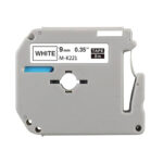 Brother analoogkleeplint white/black M-K221 (9mm)