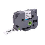 Brother analoogkleeplint white/black TZE-251 (24mm)