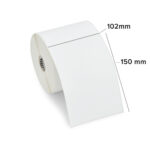 Zebra isekleepuvad termoetiketid (102mm x 150mm) 300tk.