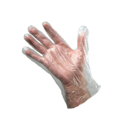 hdpe gloves Polüetüleen ühekordsed kindad, läbipaistvad, riputatavad (100tk.) - Image 1