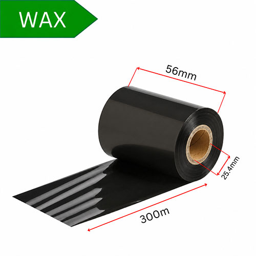 ribon 56mm-x-300m-1 Värvilint (termosiirdelint) 56mm x 300m, Wax - Image 1